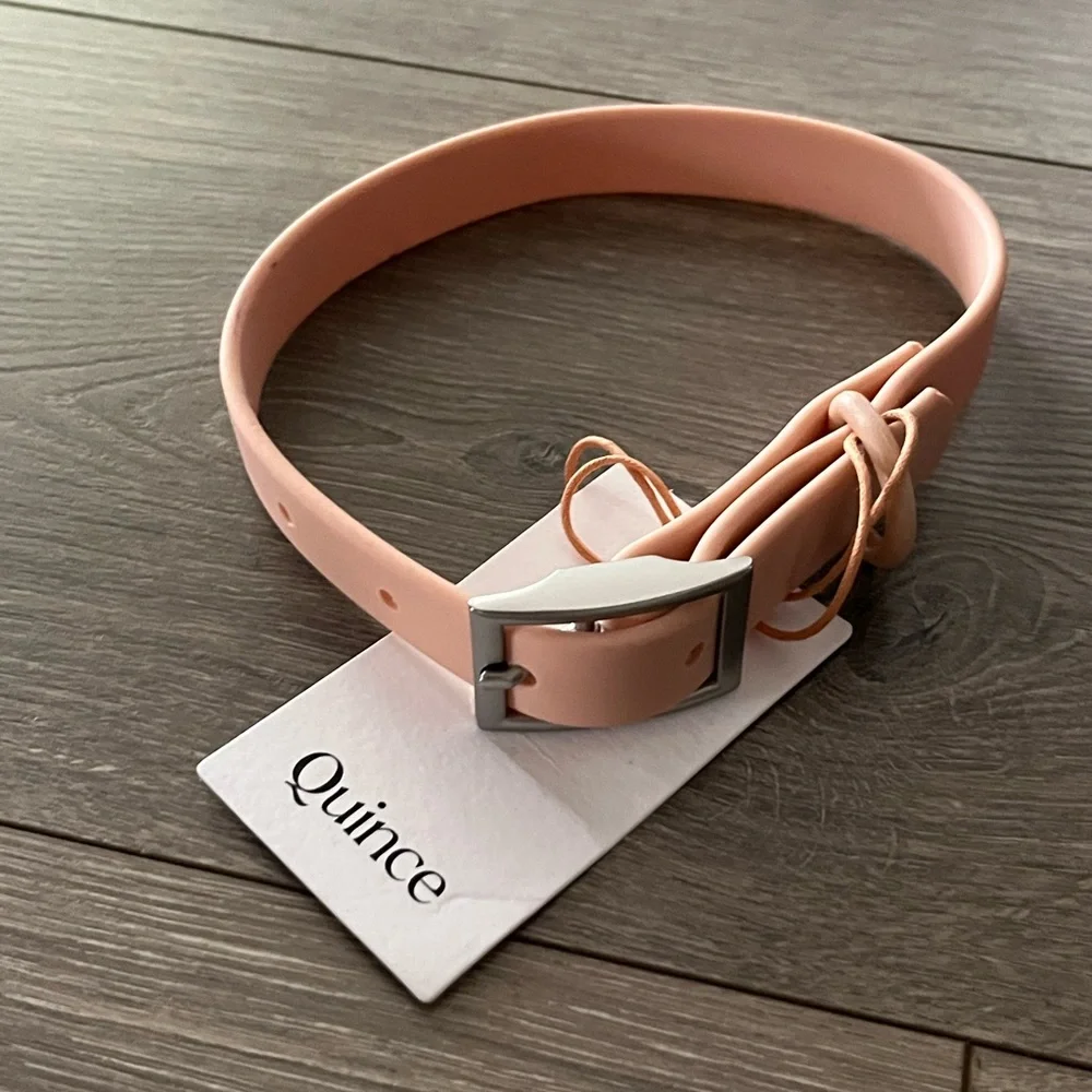 NWT Quince Light Pink Dog Collar For A Small Dog